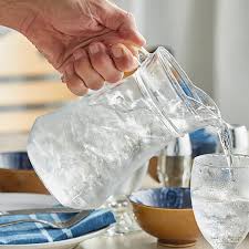 Acopa 34 Oz Glass Pitcher With High