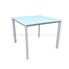 4 seater dining table with glass top