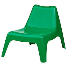 Ikea Plastic Chair Green Furniture