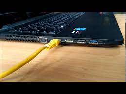 connecting ethernet cable on lenovo