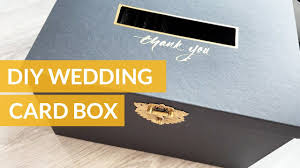 diy wedding card box you