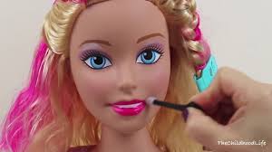 barbie hair style barbie hair salon