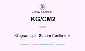 what does kg cm2 mean definition of