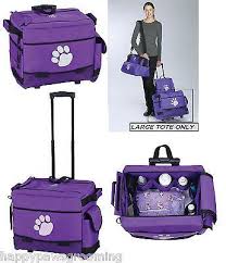 Most of us love our pets and also we wish to provide the absolute best. Pet Groomer Grooming Tool Case Rolling Tote Bag Wheels Telescoping Handle Purple 89 99 Mobile Pet Grooming Grooming Bag Grooming Tools