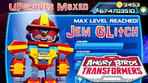 Let's Play Angry Birds Transformers - Gem Glitch (674,000,000) Upgrades  Maxed - YouTube