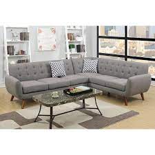 poundex sectionals f6961 2 pc sectional