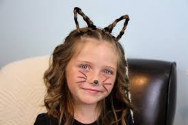 braided kitty cat ears halloween