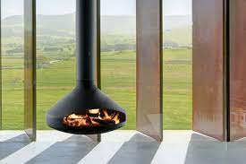Suspended Modern Fireplaces