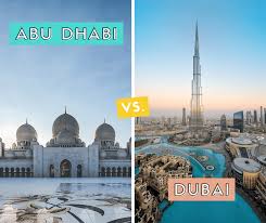 abu dhabi vs dubai which city is