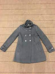 Zara Trf Warm Wear Charcoal Grey Coat