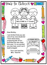 Back To School Letter Template Free Teacher Welcome