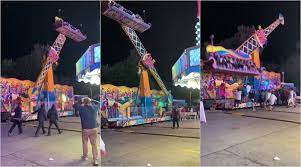 carnival ride spins out of control