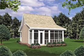 Tiny Country House Plan 1 Bedrm 1