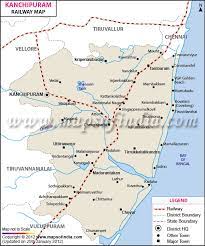 Get coimbatore railway map showing rail lines spread in and around district and highlights the boundaries, towns of coimbatore, tamil nadu. Kanchipuram Railway Map