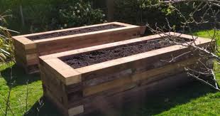 Garden Planter Out Of Sleepers