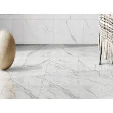 domus white shiny ceramic floor tile