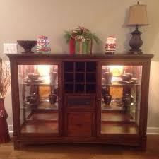 Alibaba.com offers 503 curio cabinet light products. Best Curio Cabinet Lights Up On Both Sides Wine Rack Removable Darker Cherry Wood 62 Long 18 Deep 44 High Euc For Sale In Trussville Alabama For 2020