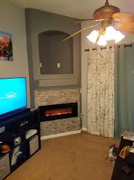 Tv Niche Above Fireplace Needs Filling