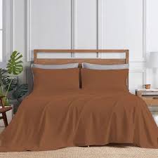 Chocolate Brown Bed Sheet