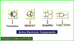 Active And Passive Electronic Components Examples Difference
