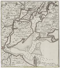 1733 Map Of New York And Perthamboy Harbours Map Newyork