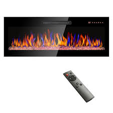 42 In Wall Mounted Electric Fireplace