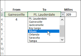 Excel Mileage Lookup With Total Distance Contextures Blog