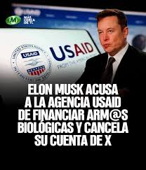 Multicanal Catamayo - Elon Musk acusó a la Agencia de los Estados Unidos para el Desarrollo Internacional (USAID) de financiar investigaciones de arm@s biológicas, incluido un laboratorio vinculado al brote de covid-19.