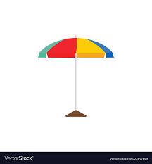 Beach Umbrella Graphic Design Template