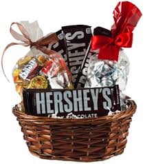 small chocolate gift basket