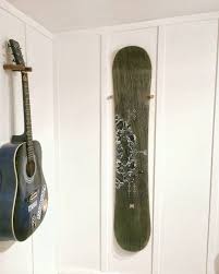 Floating Snowboard Holder Wall Mount