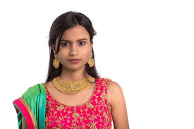 indian woman profile stock photos