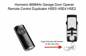 hormann 868mhz garage door opener