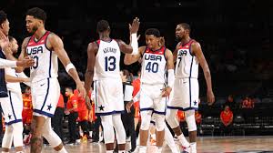The united states men's basketball team, led by brooklyn nets forward kevin durant and portland trail blazers guard damian lillard, got back on track with a dominant win over iran in the second. Team Usa Defeats Spain In Final Exhibition Before Olympics Nba Com