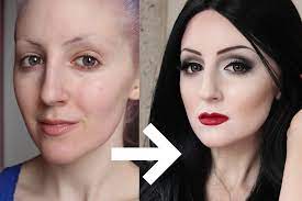 morticia addams makeup tutorial for