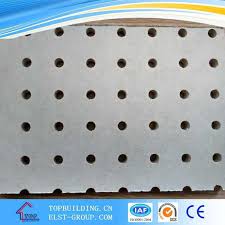perforated pvc gypsum ceiling tiles