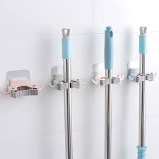 Wall Mount Mop And Broom Holder