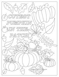 5 free fall coloring pages to celebrate
