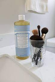 how to sustainably clean makeup brushes