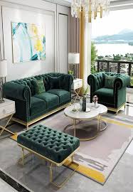 sofie jade sofa 3 seater emerald green