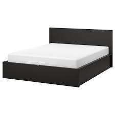 Les lits sommiers tapissiers sont composés de deux parties : Malm Cadre Lit Coffre Brun Noir 160x200 Cm Ikea