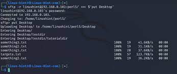 how to use the sftp command in linux