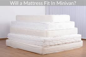 will a mattress fit in minivan twin