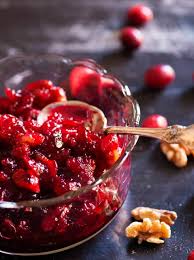 1 small container fresh raspberries, 1 can whole cranberry relish, 1 1/2 granny smith apples, 1 1/2 cup chopped walnuts, 1 small box raspberry jello (soft). Homemade Cranberry Sauce With Grand Marnier Butter Baggage