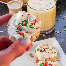 eggnog and baileys irish cream cookie
