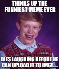 bad luck brian meme flip