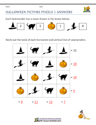Each math worksheet has an answer sheet attached on the second page, making easy for teachers and parents to use. Free Halloween Math Worksheets