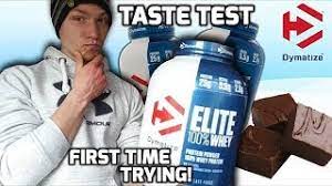 dymatize elite 100 whey taste test