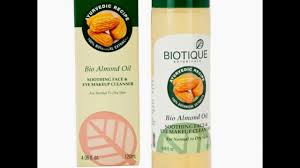 bio oil biotique almond oil soothing face eye makeup cleanser