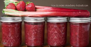 how to make strawberry rhubarb jam